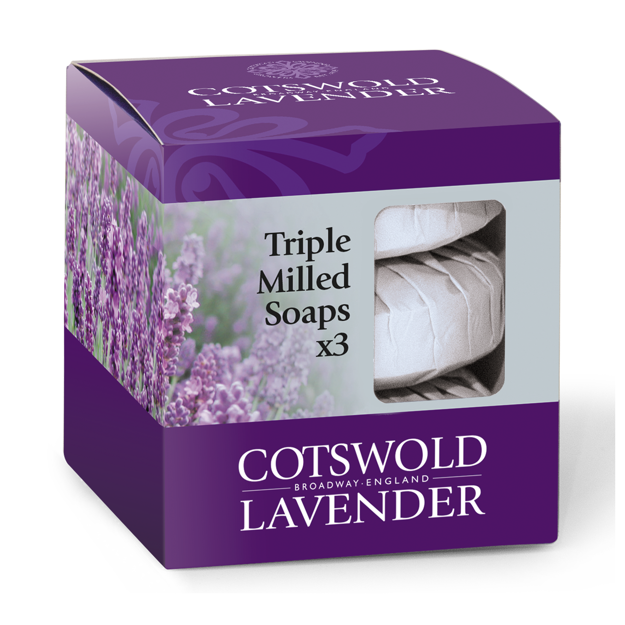 Lavender Soap Gift Box Cotswold Lavender